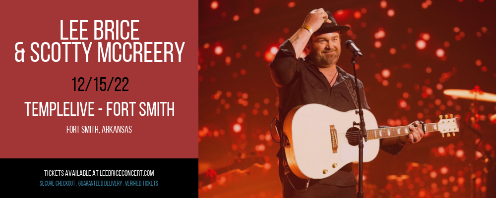 Lee Brice & Scotty McCreery at Lee Brice Concerts tickets Lee Brice & Scotty McCreery at Lee Brice Concerts