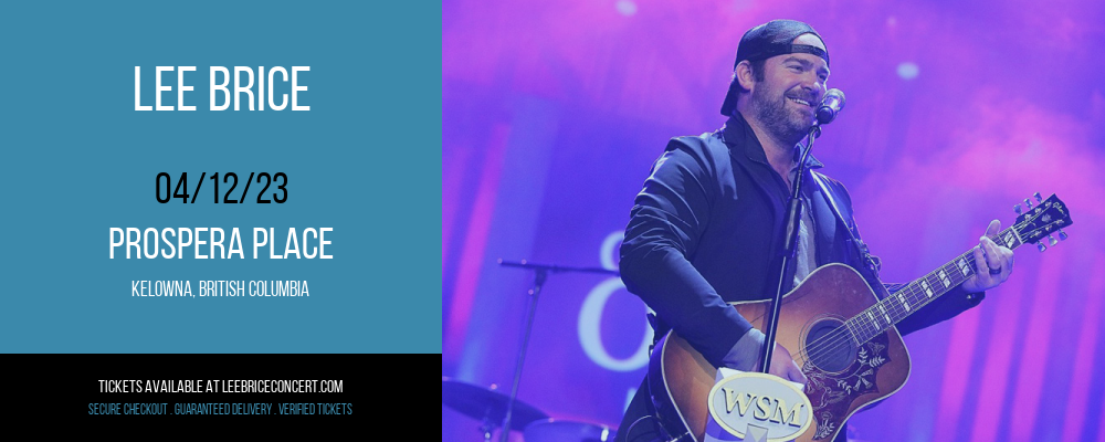 Lee Brice at Lee Brice Concerts tickets Lee Brice at Lee Brice Concerts