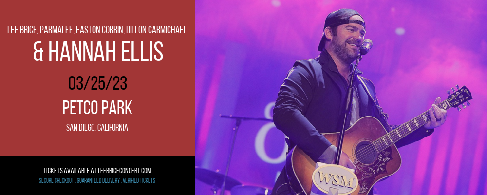Lee Brice, Parmalee, Easton Corbin, Dillon Carmichael & Hannah Ellis at Lee Brice Concerts tickets Lee Brice, Parmalee, Easton Corbin, Dillon Carmichael & Hannah Ellis at Lee Brice Concerts