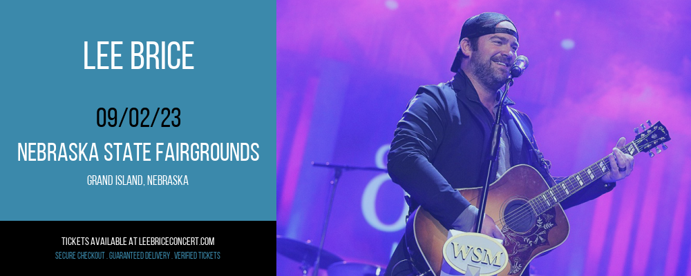 Lee Brice at Lee Brice Concerts tickets Lee Brice at Lee Brice Concerts