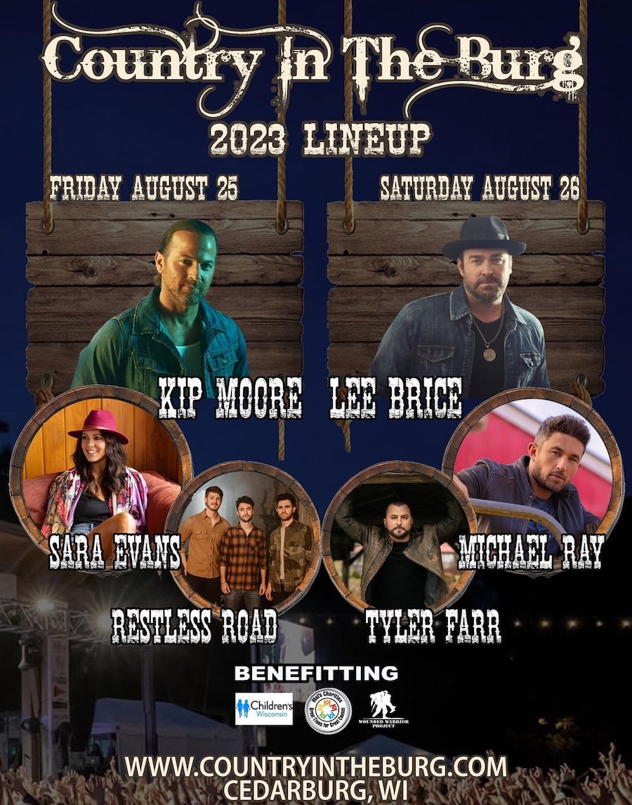 Country In The Burg: Lee Brice, Michael Ray & Tyler Farr - Saturday at Lee Brice Concerts