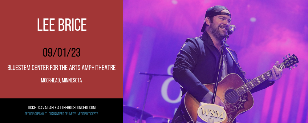 Lee Brice at Lee Brice Concerts tickets Lee Brice at Lee Brice Concerts