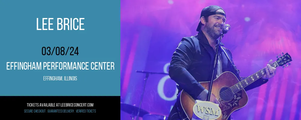 Lee Brice at Effingham Performance Center at Effingham Performance Center