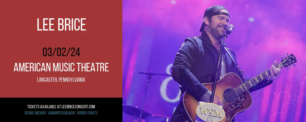 Lee Brice at American Music Theatre at American Music Theatre