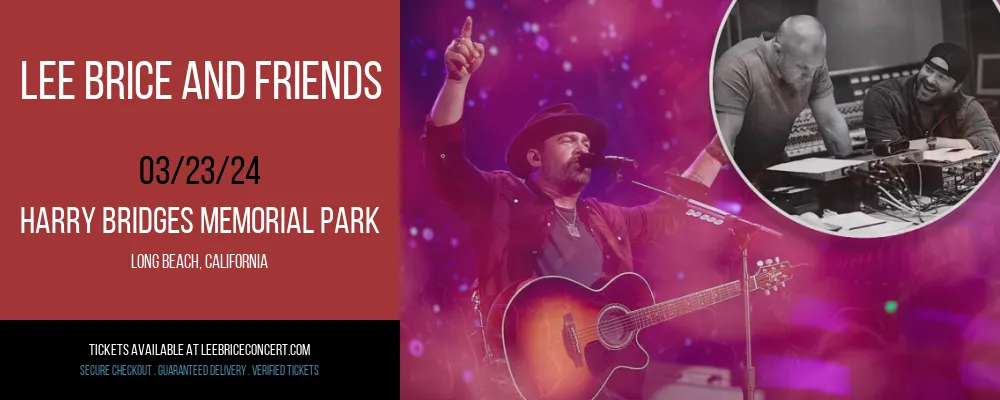 Lee Brice and Friends at Harry Bridges Memorial Park at Harry Bridges Memorial Park