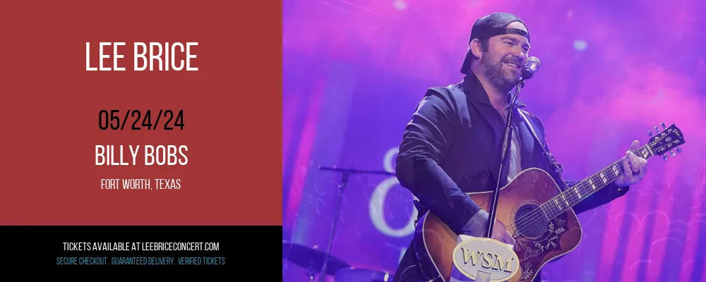 Lee Brice at Billy Bobs at Billy Bobs