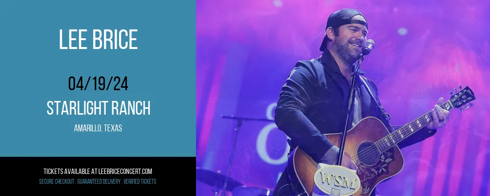 Lee Brice at Starlight Ranch at Starlight Ranch